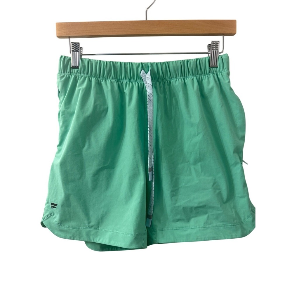Fabletics 5" Mint Green Performance Running Shorts (linerless)